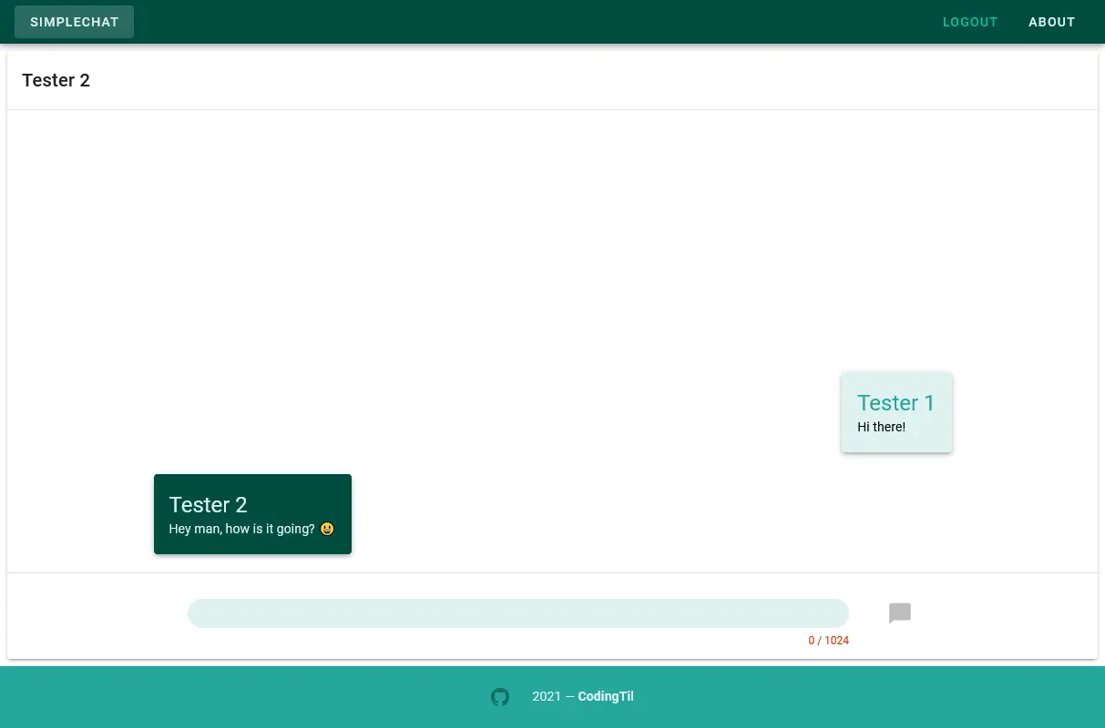 SimpleChat UI